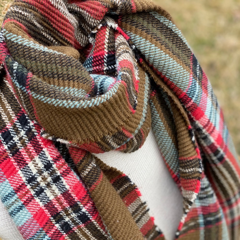 Plaid camp Scarf